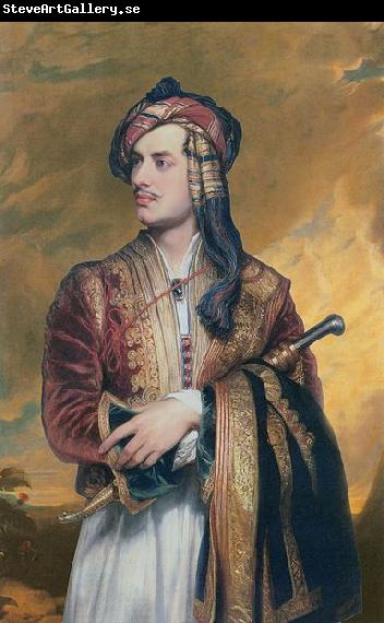 Thomas Phillips Lord Byron in Albanian dress